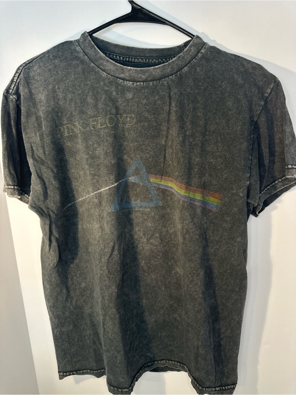 Pink Floyd Black Washed Prism Graphic Tee